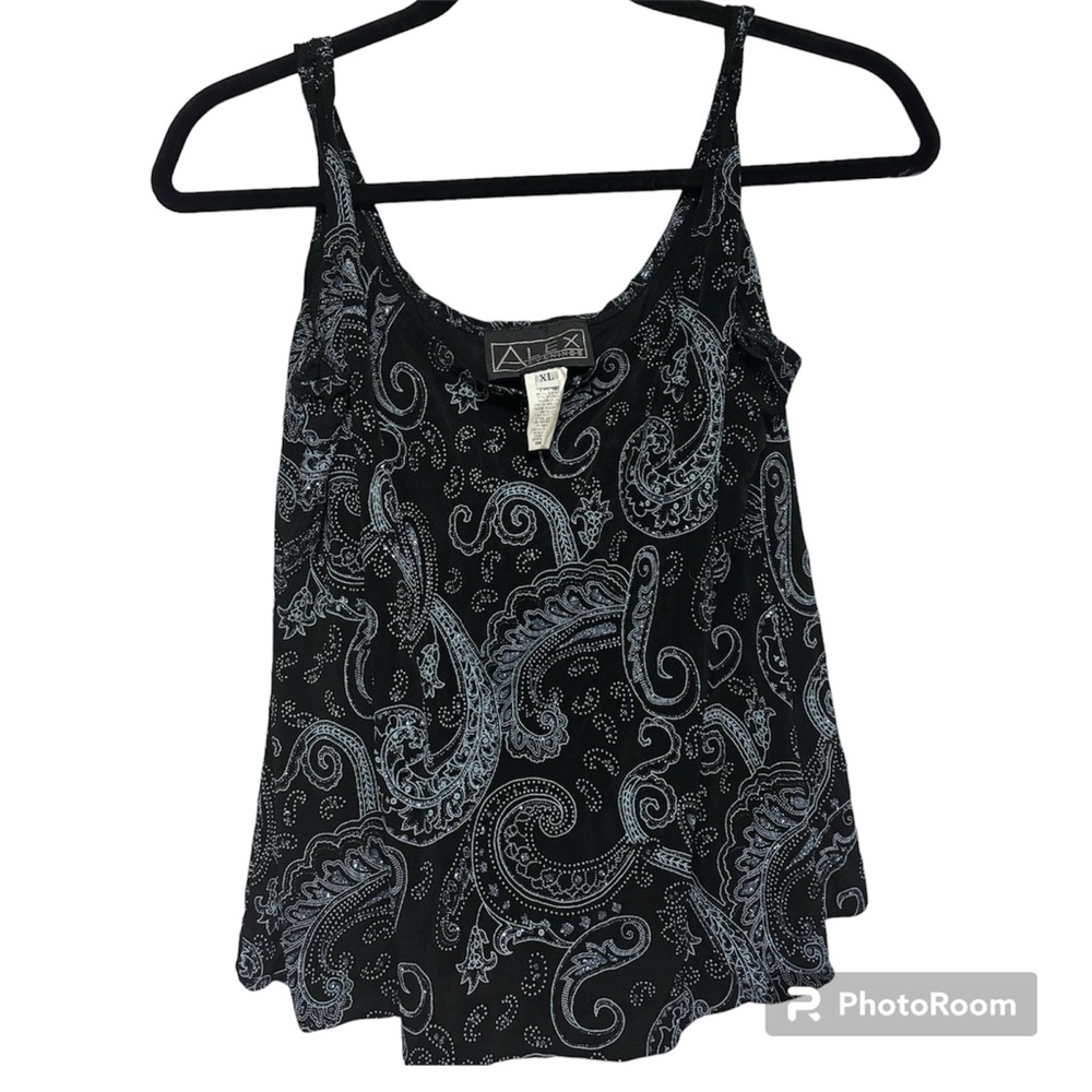 XL dressy cami top Alex evenings
